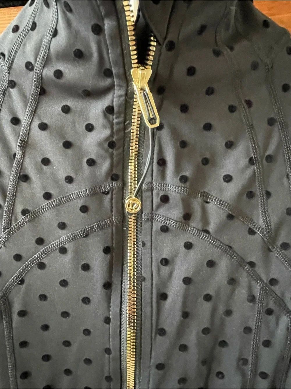 Lululemon Define Jacket Nulu Flocked Polka Dot